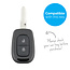 Capa para chave do carro compatível com Dacia - Capa Protetora de Chave Remota de Silicone - Tampa Remota FOB - Vermelho