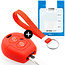 Capa para chave do carro compatível com Seat - Capa Protetora de Chave Remota de Silicone - Tampa Remota FOB - Vermelho