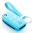 Capa para chave do carro compatível com Volvo - Capa Protetora de Chave Remota de Silicone - Tampa Remota FOB - Azul claro