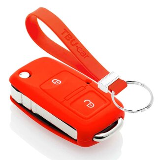 TBU car® Skoda Car key cover - Red