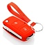 Capa para chave do carro compatível com Seat - Capa Protetora de Chave Remota de Silicone - Tampa Remota FOB - Vermelho