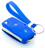 TBU car TBU car Sleutel cover compatibel met VW - Silicone sleutelhoesje - beschermhoesje autosleutel - Blauw
