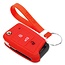 Capa para chave do carro compatível com Seat - Capa Protetora de Chave Remota de Silicone - Tampa Remota FOB - Vermelho