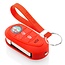 Capa para chave do carro compatível com Alfa Romeo - Capa Protetora de Chave Remota de Silicone - Tampa Remota FOB - Vermelho