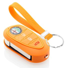 3 boutons cuir véritable flip auto key case fob cover pour alfa romeo mito  giulietta 159 gta pliable clés porte-clés
