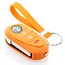 Capa para chave do carro compatível com Alfa Romeo - Capa Protetora de Chave Remota de Silicone - Tampa Remota FOB - Laranja