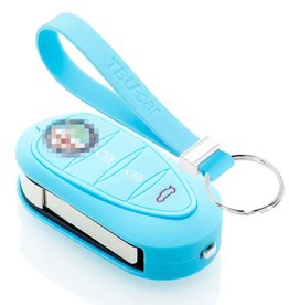 3 boutons cuir véritable flip auto key case fob cover pour alfa romeo mito  giulietta 159 gta pliable clés porte-clés