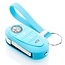 Capa para chave do carro compatível com Alfa Romeo - Capa Protetora de Chave Remota de Silicone - Tampa Remota FOB - Azul claro
