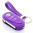 Capa para chave do carro compatível com Alfa Romeo - Capa Protetora de Chave Remota de Silicone - Tampa Remota FOB - Roxo