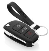 TBU car Audi Capa Silicone Chave do carro - Capa protetora - Tampa remota FOB - Preto