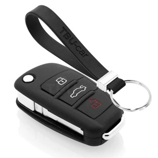 TBU car® Audi Funda Carcasa llave - Negro