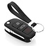 Capa para chave do carro compatível com Audi - Capa Protetora de Chave Remota de Silicone - Tampa Remota FOB - Preto