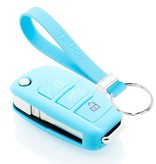 TBU car TBU car Cover chiavi auto compatibile con Audi - Copertura protettiva - Custodia Protettiva in Silicone - Celeste