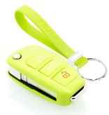 TBU car Audi Capa Silicone Chave do carro - Capa protetora - Tampa remota FOB - Verde lima