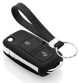 TBU car TBU car Funda Carcasa llave compatible con Audi - Funda de Silicona - Cover de Llave Coche - Negro