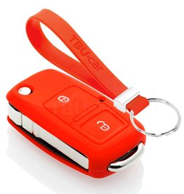 TBU car Audi Capa Silicone Chave - Vermelho