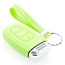 Funda Carcasa llave compatible con Audi - Funda de Silicona - Cover de Llave Coche - Glow in the Dark