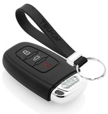 TBU car TBU car Funda Carcasa llave compatible con Audi - Funda de Silicona - Cover de Llave Coche - Negro