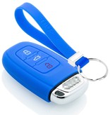 TBU car TBU car Cover chiavi auto compatibile con Audi - Copertura protettiva - Custodia Protettiva in Silicone - Blu