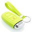 Capa para chave do carro compatível com Audi - Capa Protetora de Chave Remota de Silicone - Tampa Remota FOB - Verde lima