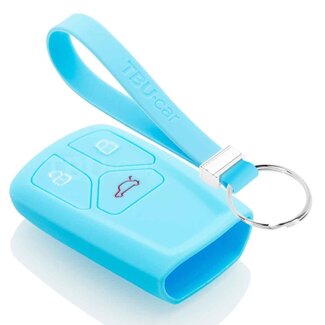 TBU car® Audi Car key cover - Light blue