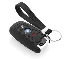 TBU car Autoschlüssel Hülle kompatibel mit BMW 3 Tasten - Schutzhülle aus  Silikon - Auto Schlüsselhülle Cover in Im Dunkeln leuchten