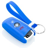 TBU car TBU car Funda Carcasa llave compatible con BMW - Funda de Silicona - Cover de Llave Coche - Azul