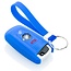 Capa para chave do carro compatível com BMW - Capa Protetora de Chave Remota de Silicone - Tampa Remota FOB - Azul