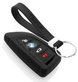 TBU car TBU car Sleutel cover compatibel met BMW - Silicone sleutelhoesje - beschermhoesje autosleutel - Zwart