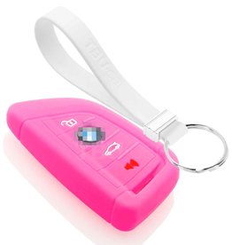 TBU car BMW Capa Silicone Chave - Fluor Rosa