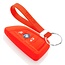 Funda Carcasa llave compatible con BMW - Funda de Silicona - Cover de Llave Coche - Rojo