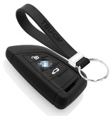 TBU car TBU car Funda Carcasa llave compatible con BMW - Funda de Silicona - Cover de Llave Coche - Negro