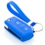 Housse de Protection clé compatible avec Citroën - Coque Cover Housse étui en Silicone - Bleu