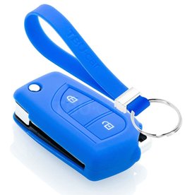 TBU car Peugeot Housse de protection clé - Bleu