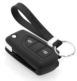 TBU car Toyota Capa Silicone Chave do carro - Capa protetora - Tampa remota FOB - Preto