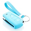 Capa para chave do carro compatível com Toyota - Capa Protetora de Chave Remota de Silicone - Tampa Remota FOB - Azul claro