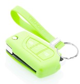 TBU car TBU car Funda Carcasa llave compatible con Toyota - Funda de Silicona - Cover de Llave Coche - Glow in the Dark