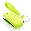 Capa para chave do carro compatível com Peugeot - Capa Protetora de Chave Remota de Silicone - Tampa Remota FOB - Verde lima