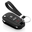 Capa para chave do carro compatível com Peugeot - Capa Protetora de Chave Remota de Silicone - Tampa Remota FOB - Preto