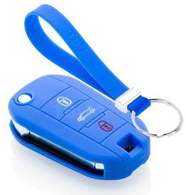 TBU car Peugeot Capa Silicone Chave - Azul