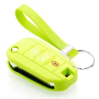 TBU car® Peugeot Car key cover - Lime