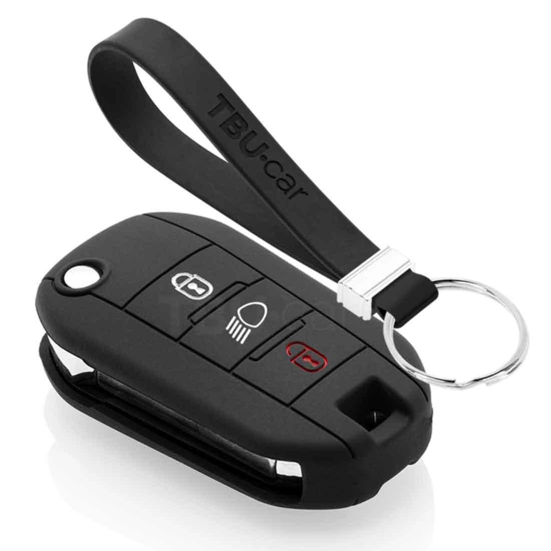 Peugeot Funda llave coche Negro 