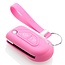 Capa para chave do carro compatível com Citroën - Capa Protetora de Chave Remota de Silicone - Tampa Remota FOB - Rosa