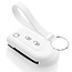 TBU car Car key cover compatible with Citroën - Silicone Protective Remote Key Shell - FOB Case Cover - White