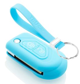 TBU car Citro√´n Capa Silicone Chave - Azul claro