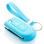 Capa para chave do carro compatível com Citroën - Capa Protetora de Chave Remota de Silicone - Tampa Remota FOB - Azul claro