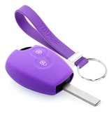 TBU car Dacia Capa Silicone Chave do carro - Capa protetora - Tampa remota FOB - Roxo