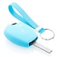 Capa para chave do carro compatível com Dacia - Capa Protetora de Chave Remota de Silicone - Tampa Remota FOB - Azul claro