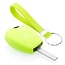 Capa para chave do carro compatível com Dacia - Capa Protetora de Chave Remota de Silicone - Tampa Remota FOB - Verde lima