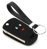TBU car TBU car Car key cover compatible with Chevrolet - Silicone Protective Remote Key Shell - FOB Case Cover - Black